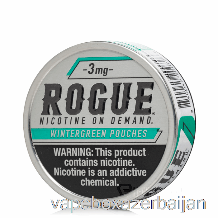 Vape Baku ROGUE Nicotine Pouches - WINTERGREEN 3mg